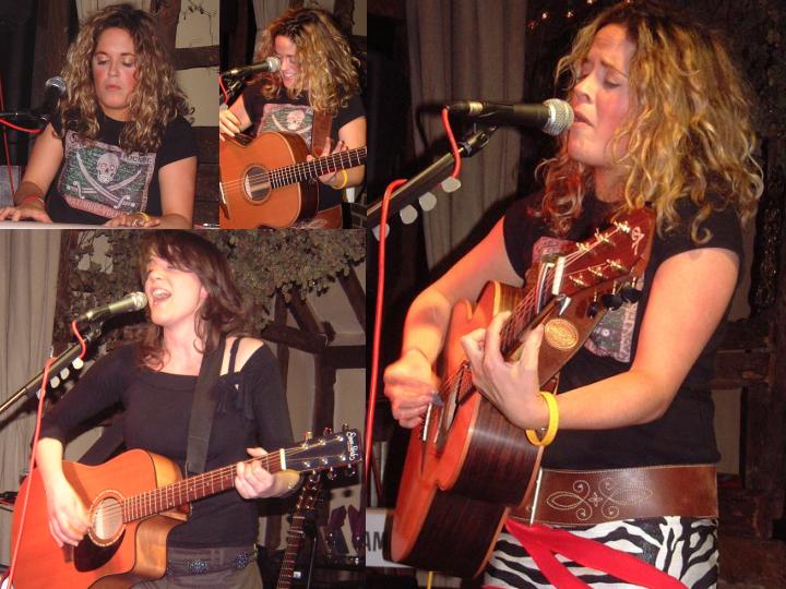 Photos of Amy Wadge and Cathryn Stone live at White Hart