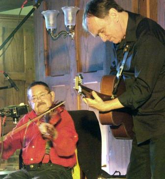 Dave Swarbrick (L) and Martin Carthy, The Ravenswood, 22 Sept 2008